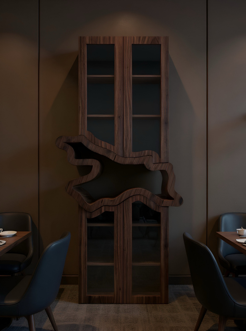 Стеллаж-буфет "Корень" 2 секции