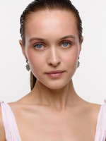 Серьги "Heart ball" Silver