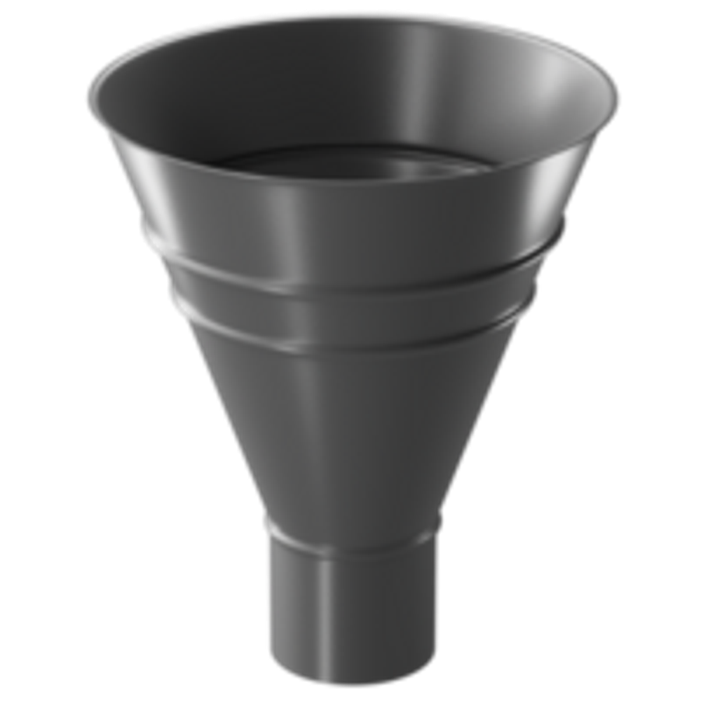 Docke STAL PREMIUM Воронка водосборная Ø 90 (Графит 7024)