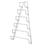 Подставка для крышек подвесная, 42*23*7,5см