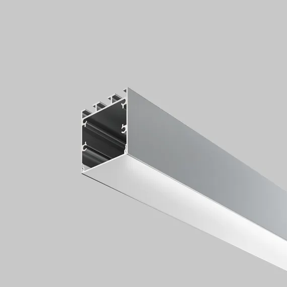 Алюминиевый профиль накладной-подвесной 35x35 (Серебро, 2 м), ALM-3535B-S-2M Led Strip alm-3535b-s-2m