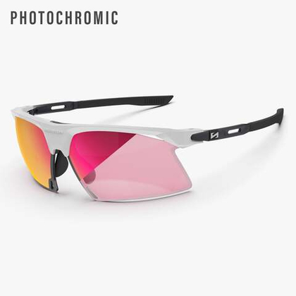 Спортивные очки Scicon Aerobeam Titanium Sunglasses White Matt Photochromic Sunburst