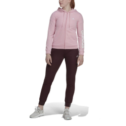 Женские теннисные Костюмы adidas Linear French Terry Tracksuit Women - Pink, Black