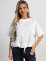 Блуза В самое сердце (белая) Б15975-7М LT Collection