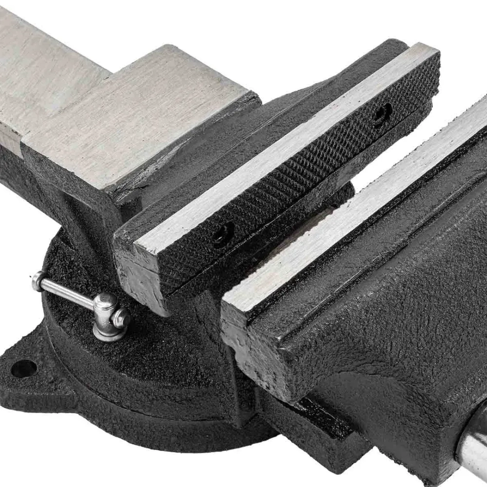 Тиски стальные поворотные с наковальней 8''(200мм) RockFORCE RF-6540108