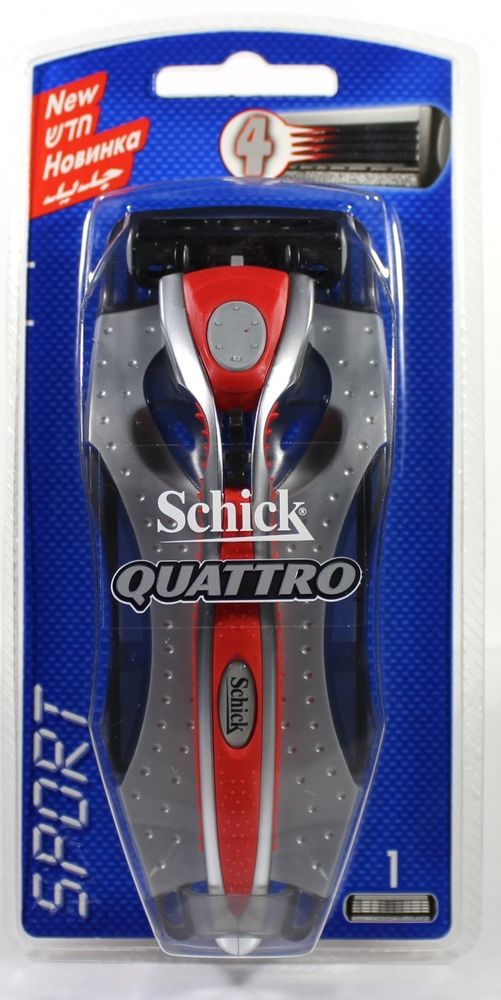 Schick станок Quattro с 1 кассетой