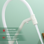 Смеситель для кухни с подключением фильтра Raglo R80.62.08, белый