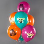 Воздушный Шар (12''/30 см) Геройская сага, Ассорти, пастель, 1 ст, 25 шт.