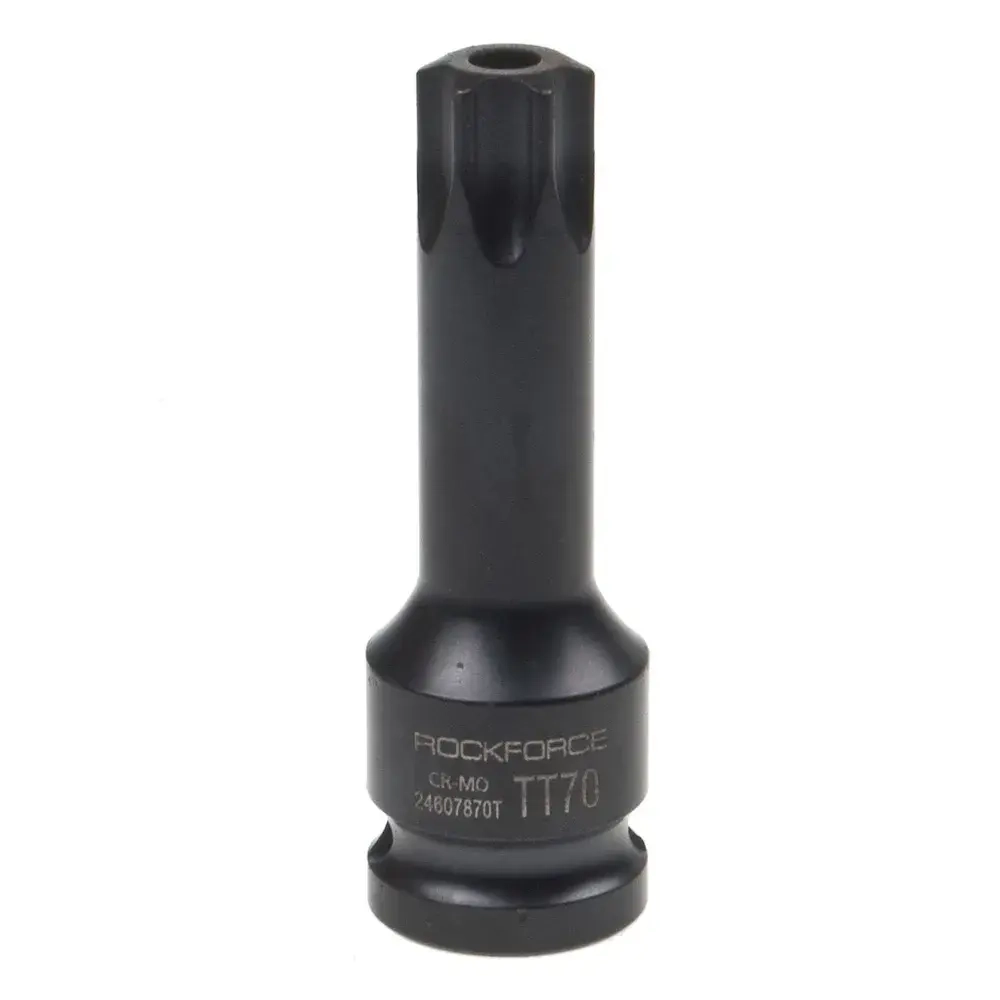 Головка-бита TORX ударная 1/2", TH70 с отверстием ROCKFORCE RF-24607870T