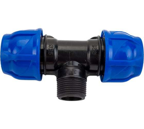 ПНД Тройник с нар.р. д25х3/4