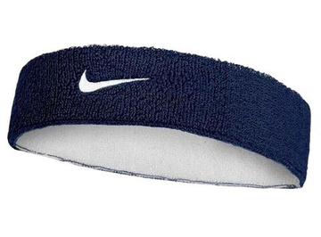 Повязка на голову теннисная Nike Swoosh Reversible Headband - college navy/white