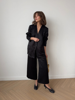 брюки-капри CLEMENT silk