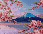 Алмазная мозаика 40*50см KiKi «Фудзи» полная выкладка ALM002