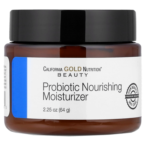 California Gold Nutrition, Beauty, питательный увлажняющий крем с пробиотиками, 64 г (2,25 унции)