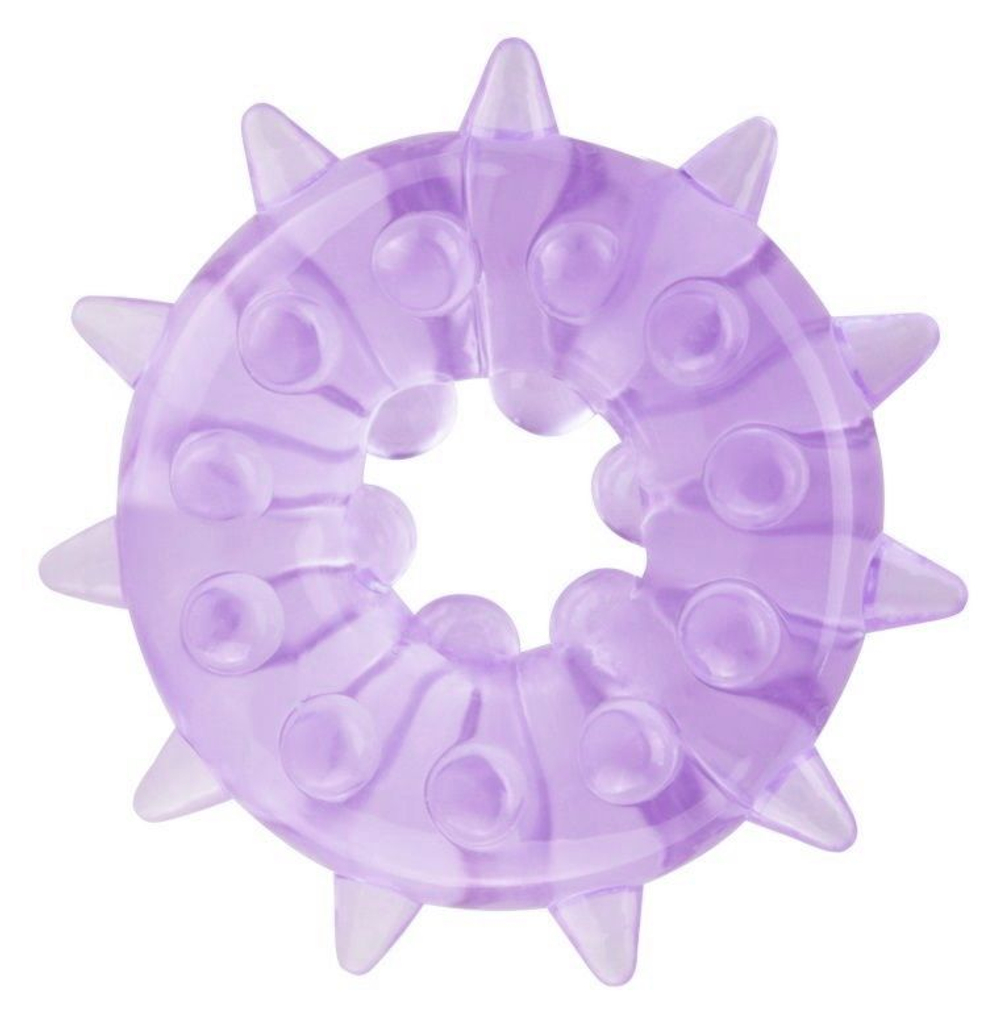 Фиолетовое кольцо на пенис Heavy Cock Ring Stimulator (Цвет: фиолетовый)