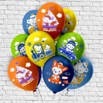 Воздушные шары БиКей с рисунком Шарики для мальчика, 100 шт. размер 12" #44340