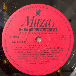 Винтажная виниловая пластинка LP Anna Jantar Zawsze Gdzies Czeka Ktos (Польша 1977)
