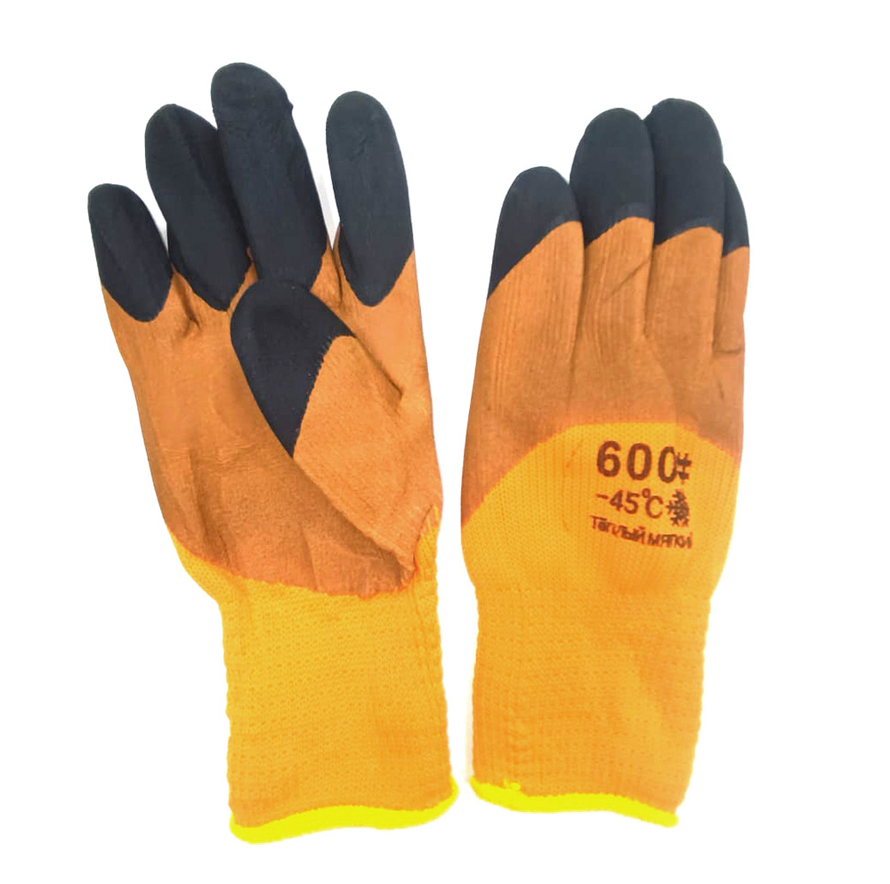 Перчатки ТОРРО ЛЮКС Коричневые утепленые (10шт/уп)(300шт/меш)