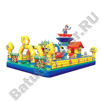 Коммерческий надувной батут "Солнечный город"
