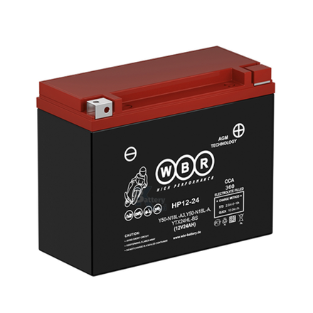 Аккумулятор WBR HPS / WBR HP 12-24 (Y50-N18L-A, Y50-N18L-A3, YTX24HL-BS)