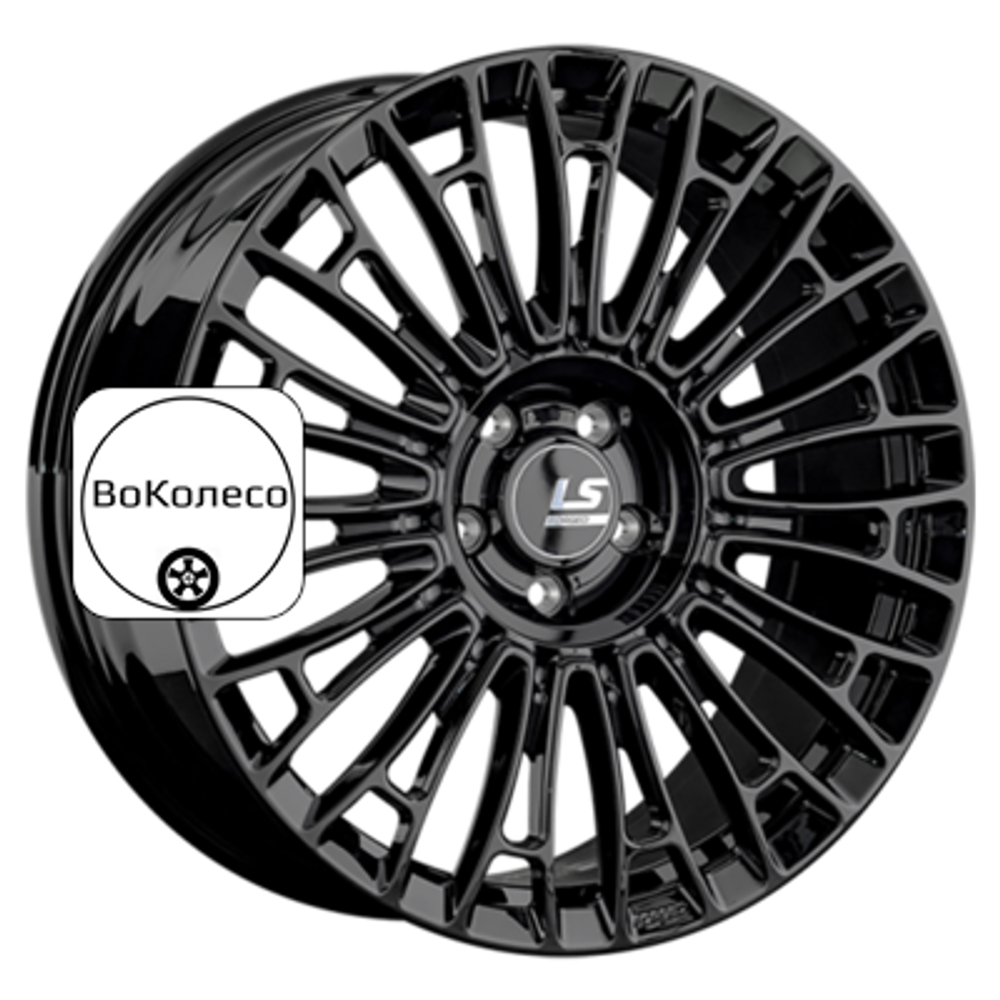 9x21/5x120 ET45,5 D62,6 LS FG25 BK (конус, Колпак+лого) LS Forged