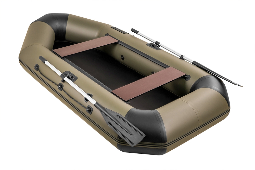 Броня-260 хаки-черный (лодка ПВХ с усилением)