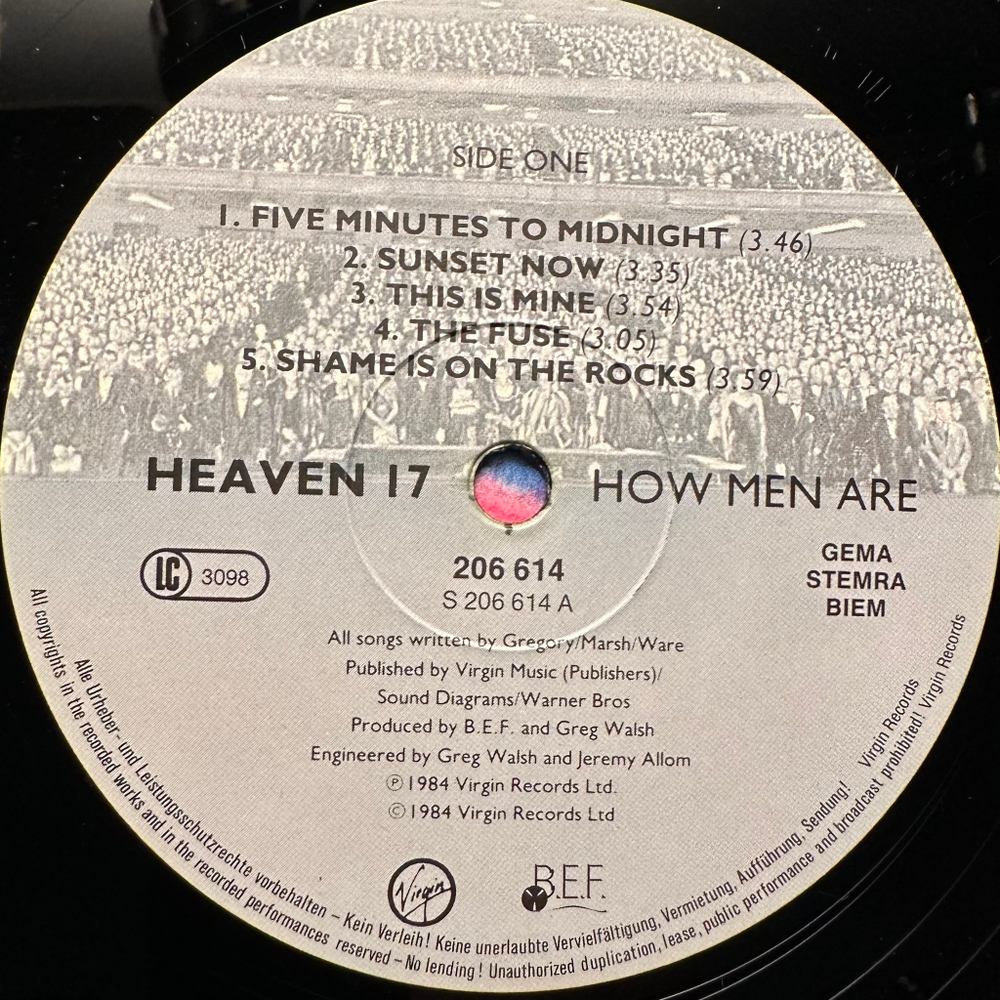 Heaven 17 - How Men Are (Европа 1984г.)