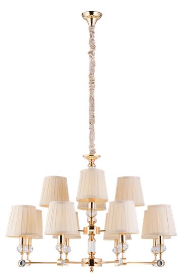 8653/8+4G GOLD (1) Люстра Veneto Luce