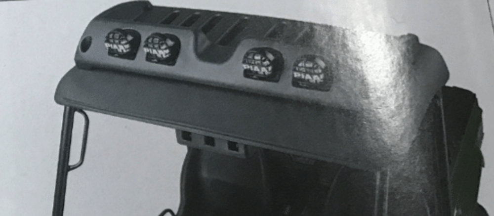 Люстра Warn на UTV Quadboss light bar