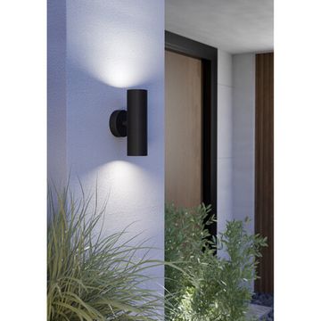 Уличный настенный светильник 2*GU10 902038 черный TOMELLOSO Eglo