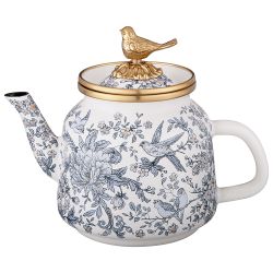 ЧАЙНИК ЭМАЛИРОВАННЫЙ LEFARD, СЕРИЯ ROYAL GARDEN, 1,0Л ПОДХОДИТ ДЛЯ ИНДУКЦИОН.ПЛИТ