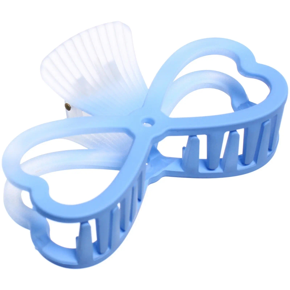 Заколка-краб для волос «Мон Ляруш», бантик, микс 6 цветов, 9,5см (Блистер)