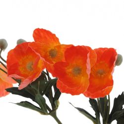 GAEM Цветок искусственный "Мак", L21 W6 H63 см