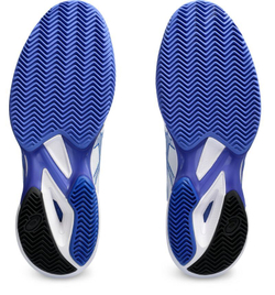 Мужские теннисные кроссовки Asics Solution Speed FF 3 Clay - white/tuna blue