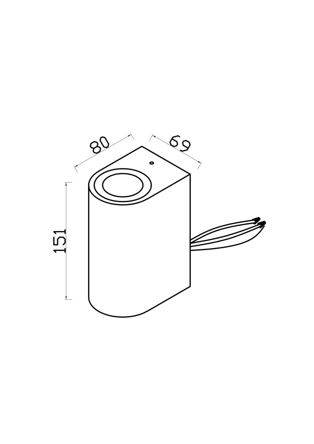 Архитектурный светильник Maytoni Slat O044WL-02B