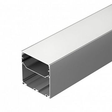 Профиль для прямоугольных светильников 2.5м 041853 серебристый LINE-S-7575-2500 ANOD Arlight