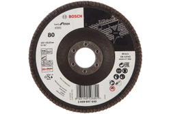 Круг лепестковый Best for Inox для УШМ (125х22,2 мм; К80) Bosch 2608607640