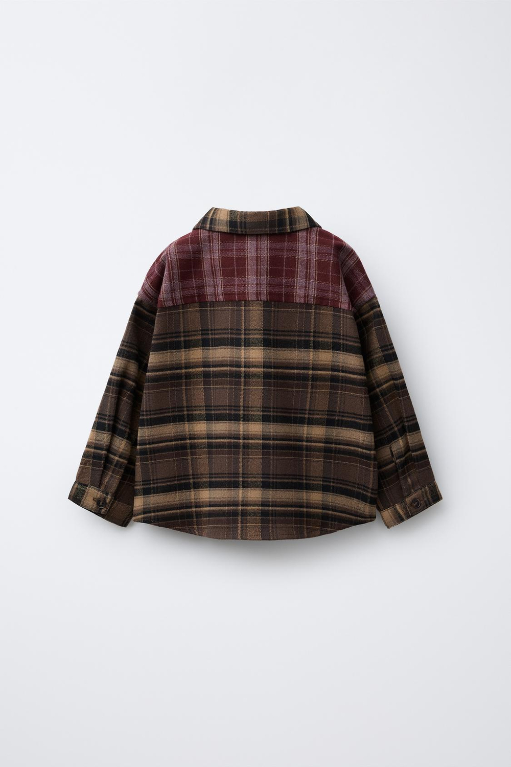 ZARA РУБАШКА В КЛЕТКУ, РАЗНОЦВЕТНЫЙ