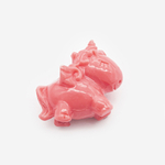 Подвеска "Единорог", 20,6*19мм, коралловая пудра