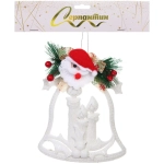 Украшение новогоднее «Колькольчик с со свечами» 17*14 см, Белый