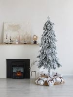 ель на ножке заснеженная "Венето" люкс