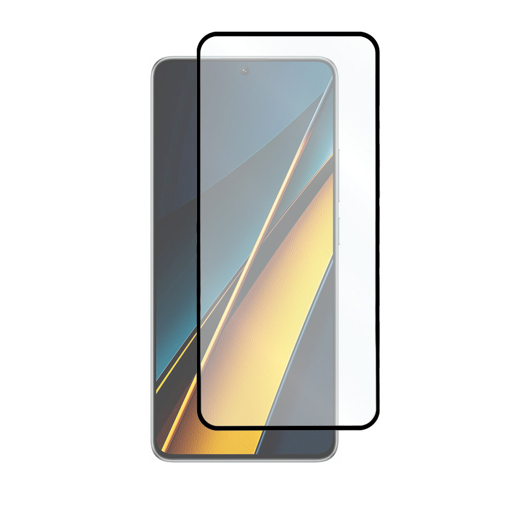 Защитное стекло для Poco X6 Pro 5G, полная проклейка, MosSeller