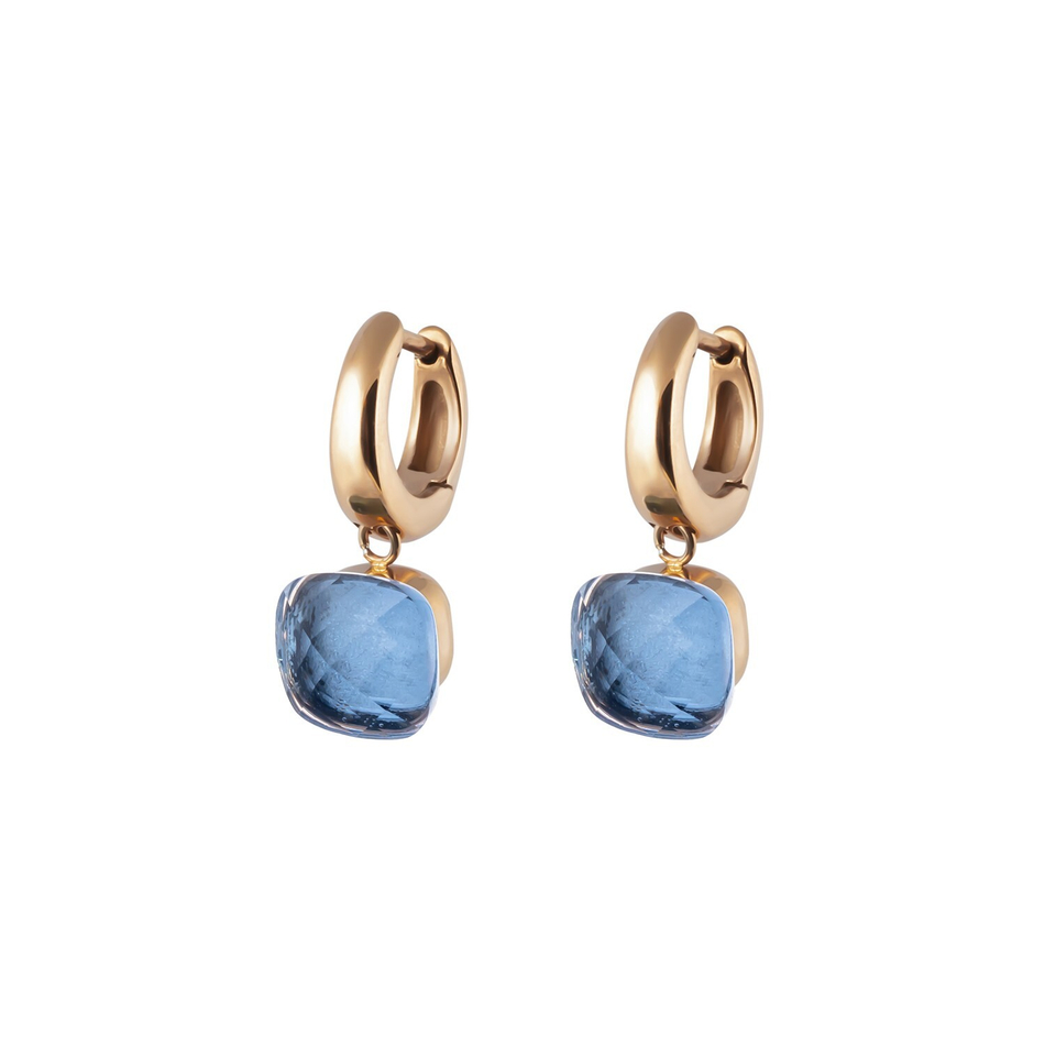 Серьги Qudo Firenze hellblau 300224 BL/RG