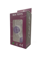 Вагинальные шарики со смещенным центром тяжести в силиконовой оболочке (розовый) (Цвет: розовый с белым)