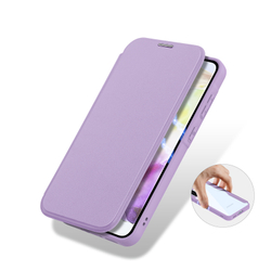 Чехол книжка фиолетового цвета для смартфона Samsung Galaxy A36 5G и A56 5G, серия Skin X Pro Series Case