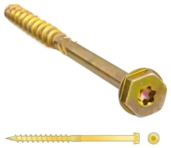 Саморез конструкционный по дереву с прессшайбой Ш/Г 8х260 1кг