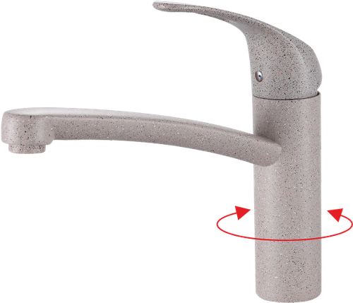 16024-A Смеситель(СВЕ-БЕЖ. ПЕС.) для кухни GANZER (10/1шт)