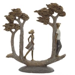 GAEM Фигурка декоративная "Влюбленная пара", L23 W6,5 H24,5 см