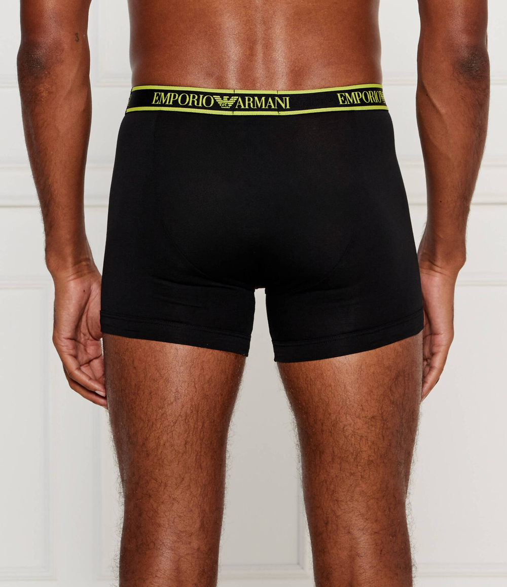 Трусики-боксеры 3шт. Emporio Armani - черный(111473 4F717)