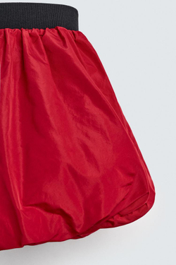 ZARA Х DISNEY МИНИ-ЮБКА-БАЛЛОН, КРАСНЫЙ